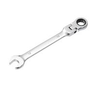 sourcing map Flex-Head Ratcheting Combination Wrench 13mm 72-Teeth Metric Standard Ratchet Box and Open End CR-V Steel Double Ended Wrench for Fasteners Nuts Bolts