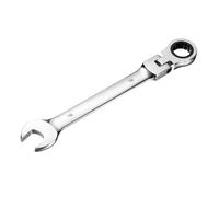 sourcing map Flex-Head Ratcheting Combination Wrench 18mm 72-Teeth Metric Standard Ratchet Box and Open End CR-V Steel Double Ended Wrench for Fasteners Nuts Bolts