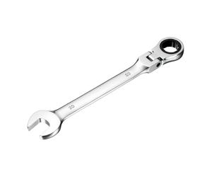 sourcing map Flex-Head Ratcheting Combination Wrench 20mm 72-Teeth Metric Standard Ratchet Box and Open End CR-V Steel Double Ended Wrench for Fasteners Nuts Bolts