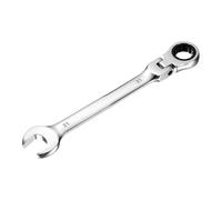 sourcing map Flex-Head Ratcheting Combination Wrench 21mm 72-Teeth Metric Standard Ratchet Box and Open End CR-V Steel Double Ended Wrench for Fasteners Nuts Bolts