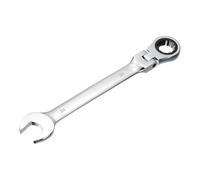 sourcing map Flex-Head Ratcheting Combination Wrench 24mm 72-Teeth Metric Standard Ratchet Box and Open End CR-V Steel Double Ended Wrench for Fasteners Nuts Bolts