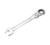 sourcing map Flex-Head Ratcheting Combination Wrench 27mm 72-Teeth Metric Standard Ratchet Box and Open End CR-V Steel Double Ended Wrench for Fasteners Nuts Bolts