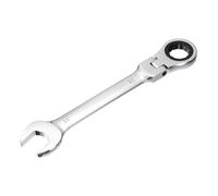sourcing map Flex-Head Ratcheting Combination Wrench 30mm 72-Teeth Metric Standard Ratchet Box and Open End CR-V Steel Double Ended Wrench for Fasteners Nuts Bolts