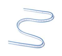 sourcing map Flexible Curve Ruler 500mm (20") Metric and Inch Double Side Bendable Curve Plastic Graduated Rulers for Engineering Drawing Design Graphics Garment, Blue White