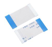 sourcing map Flexible Flat Cable,30mm 1mm Pitch 15 Pins FPC FFC Flexible Ribbon Cable for LCD TV Car Audio DVD Player 10Pcs (B Type)