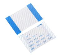 sourcing map Flexible Flat Cable,30mm 1mm Pitch 20 Pins FPC FFC Flexible Ribbon Cable for LCD TV Car Audio DVD Player 10Pcs (A type)