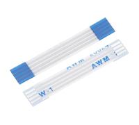 sourcing map Flexible Flat Cable,30mm 1mm Pitch 4 Pins FPC FFC Flexible Ribbon Cable for LCD TV Car Audio DVD Player 10Pcs (A type)