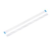 sourcing map Flexible Flat Cable,500mm 1mm Pitch 20 Pins FPC FFC Flexible Ribbon Cable for LCD TV Car Audio DVD Player 10Pcs (A type)