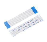 sourcing map Flexible Flat Cable,50mm 1mm Pitch 10 Pins FPC FFC Flexible Ribbon Cable for LCD TV Car Audio DVD Player 10Pcs (A type)