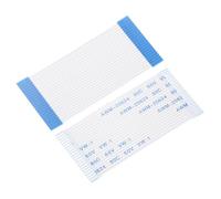 sourcing map Flexible Flat Cable,50mm 1mm Pitch 22 Pins FPC FFC Flexible Ribbon Cable for LCD TV Car Audio DVD Player 10Pcs (A type)