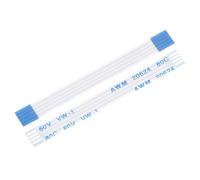 sourcing map Flexible Flat Cable,50mm 1mm Pitch 4 Pins FPC FFC Flexible Ribbon Cable for LCD TV Car Audio DVD Player 10Pcs (A type)