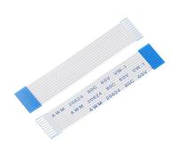 sourcing map Flexible Flat Cable, 60mm 1mm Pitch 10 Pins FPC FFC Flexible Ribbon Cable for LCD TV Car Audio DVD Player 5Pcs (B Type)