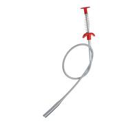 sourcing map Flexible Grabber Claw Pick Up Tool 0.47" Dia. 35" 4 Claws Stainless Steel Cleaning Hook Unclog Sink Sewer Hair Drain Cleaner Tools Sink Unclogger for Toilet Bathtub Sewer, Silver