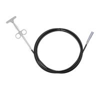 sourcing map Flexible Grabber Claw Pick Up Tool 118" 4 Claws Stainless Steel Sewer Cleaning Hook Unclog Sink Sewer Hair Drain Cleaner Tool Sink Unclogger for Toilet Bathtub Sewer Grey