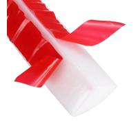 sourcing map Flexible Quarter Round Molding Wall Trim 0.7" x 0.86" x 155" Double Peel and Stick Bendable Rubber Edge Moulded Trim Strip for Corner Ceiling Floor Bathroom Countertop, White