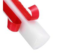 sourcing map Flexible Quarter Round Molding Wall Trim 1/2" x 1/2" x 39" Double Peel and Stick Bendable Rubber Edge Moulded Trim Strip for Corner Ceiling Floor Bathroom Countertop, White