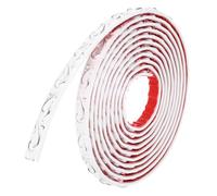 Sourcing Map Flexible Wall Trim Molding - 16.4Ft x 0.79Inch Self Adhesive Peel and Stick Molding Wallpaper Mirror Frame Border Trim for Cabinet Mirror Frame, Wave White Silver