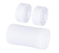 sourcing map Floor Cord Cover 3.3 Ft x 4" Grip Floor Cable Protector Management for Home Floor with Adhesive Backing Prevent Tripping Nylon Polyester Blend White 1Pcs