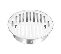 sourcing map Floor Drain Cover, Stainless Steel Anti Blocking Drain Cover for Outdoor Bathroom Kitchen, Fit for 150mm/5.91" aperture