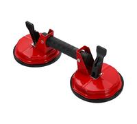 sourcing map Floor Gap Fixer Tool 150kg Vertical Pulling Force Double Heavy Duty Vacuum Suction Cups for Glass Tile Mirror Marble Flat Car Windshield, Red