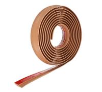 sourcing map Floor Transition Strip 1.2" 10ft Self Adhesive PVC Carpet to Tile Transition Edging Trim Peel and Stick Cover Strip for Uneven Floors Height 3mm, Brown