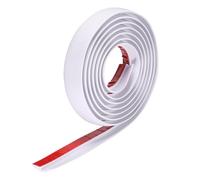 sourcing map Floor Transition Strip 1.4" 10ft Self Adhesive PVC Carpet to Tile Transition Edging Trim Peel and Stick Cover Strip for Uneven Floors Height 5mm, White