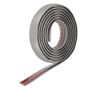 sourcing map Floor Transition Strip 1.4" 10ft Self Adhesive PVC Carpet to Tile Transition Edging Trim Peel and Stick Cover Strip for Uneven Floors Height 5mm, Grey