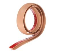 sourcing map Floor Transition Strip 1.4" 3.33ft Self Adhesive PVC Carpet to Tile Transition Edging Trim Peel and Stick Cover Strip for Uneven Floors Height 5mm, Brown