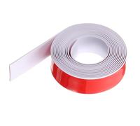 sourcing map Floor Transition Strip 2" 16.5ft (5m) Self-Adhesive Laminate Floor Strip Divider Floor Cover Strips PVC Edging Trim for Uneven Floors Carpet Tiles Gaps, White