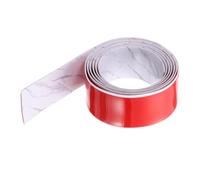 sourcing map Floor Transition Strip 2" 6.56ft (2m) Self-Adhesive Laminate Floor Strip Divider Floor Cover Strips PVC Edging Trim for Uneven Floors Carpet Tiles Gaps, White Texture