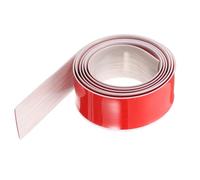 sourcing map Floor Transition Strip 2" 6.56ft (2m) Self-Adhesive Laminate Floor Strip Divider Floor Cover Strips PVC Edging Trim for Uneven Floors Carpet Tiles Gaps, White Wood Grain