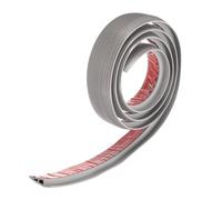 sourcing map Floor Transition Strip 2" 6.56ft Self Adhesive PVC Carpet to Tile Transition Edging Trim Peel and Stick Cover Strip for Uneven Floors Height 10mm, Grey Wood Grain