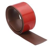 sourcing map Floor Transition Strip, 2Inch x 3.28Ft Self-Adhesive Vinyl Laminate Floor Edge Trim Floor Gap Cover Strips for Joining Carpet, Floor Tiles, Dark Brown