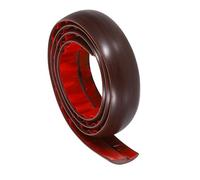 sourcing map Floor Transition Strip 3.3ft Self Adhesive Carpet Transition Edging Trim Strip 1 Meter PVC Floor Strip for Height Less Than 3mm, Red Wood