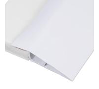 sourcing map Floor Transition Strip 3.3ft Self-Adhesive Flooring Edge Trim Strip for Uneven Floors Gaps from 11/16" to 13/16", White
