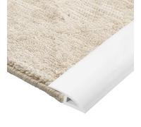 sourcing map Floor Transition Strip, 9.6FT x 1.3" x 0.47" PVC Self-Adhesive Carpet to Tile Transition Strip Carpet Edge Strips Laminate Edge Trim for 7-10mm Thickness Uneven Surfaces, White