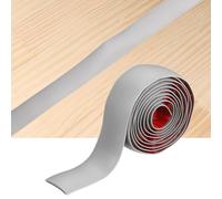 sourcing map Floor Transition Strips, 3m x 4cm(LxW) Self Adhesive Vinyl Flooring Edging Trim PVC Flooring Flat Divider Strip Cover Strips for Joining Floor Gaps, Gray