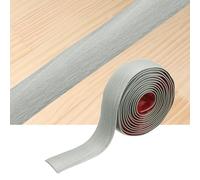 sourcing map Floor Transition Strips, 3m x 5cm(LxW) Self Adhesive Vinyl Flooring Edging Trim PVC Flooring Flat Divider Strip Cover Strips for Joining Floor Gaps, White Wood Grain