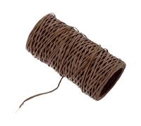 sourcing map Floral Wire 164ft/50m 1mm Vine Bind Wire Rustic Craft Wrapping Metal Wire for Flower Bouquet Wreath Making, Dark Brown