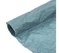 sourcing map Flower Wrapping Paper, 5 Roll Waterproof Bouquet Crepe Paper Streamer Sheet for Crafts Birthday Gift Florist Packing Party (Cyan, 22 x 22 Inch)