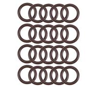 sourcing map Fluorine Rubber O-Rings 10.5mm OD 7.5mm ID 1.5mm Width, Metric FKM Sealing Gasket, Pack of 20