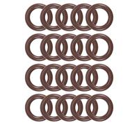 sourcing map Fluorine Rubber O-Rings 11mm OD 7mm ID 2mm Width, Metric FKM Sealing Gasket, Pack of 20