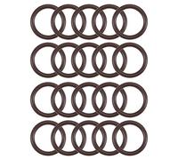 sourcing map Fluorine Rubber O-Rings 12mm O.D. 9mm I.D. 1.5mm Width, Metric Sealing Gasket, Pack of 20