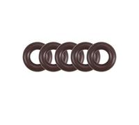 sourcing map Fluorine Rubber O-Rings 12mm OD 6mm ID 3mm Width, Metric FKM Sealing Gasket, Pack of 5