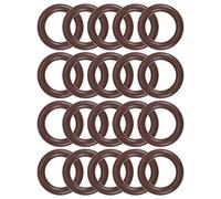 sourcing map Fluorine Rubber O-Rings 18mm OD 12mm ID 3mm Width, Metric FKM Sealing Gasket, Pack of 20