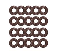 sourcing map Fluorine Rubber O-Rings 7mm OD 3mm ID 2mm Width, Metric FKM Sealing Gasket, Pack of 20