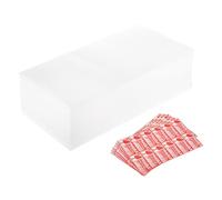 sourcing map Foam Packing Pouches, 100pcs 5.9x11.8 Inch Wrap Bubble Pouches Cushion Foam Packing Supplies White with 60 Fragile Tags for Dishes Furniture Glasses Cups Moving Storage