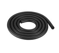 sourcing map Foam Rubber Weather Seal Strip, 10mm(25/64") Diameter 2 Meters (6.56Ft) Long Round EPDM Rubber for DIY Gasket, Warehouse, Pads, Foam Tubing, Crafts
