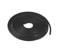 sourcing map Foam Rubber Weather Seal Strip, 5mm(13/64") Diameter 4 Meters (13.12Ft) Long Round EPDM Rubber for DIY Gasket, Warehouse, Pads, Foam Tubing, Crafts