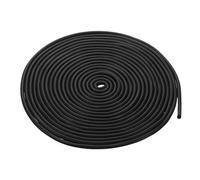 sourcing map Foam Rubber Weather Seal Strip, 8mm(5/16") Diameter 10 Meters (32.81Ft) Long Round EPDM Rubber for DIY Gasket, Warehouse, Pads, Foam Tubing, Crafts